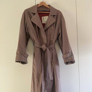 London Fog Trench Coat | Dusty Lilac